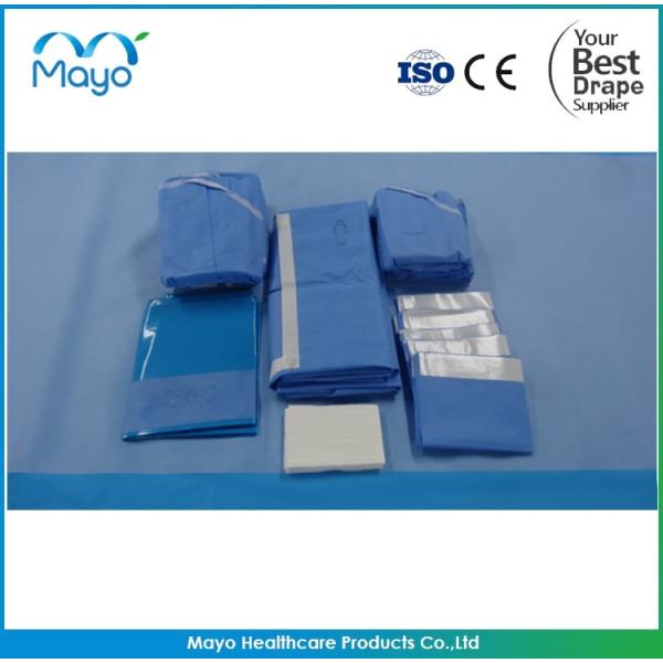 EO Sterile Disposable Laparotomy Drape Sets Pack Kits For Abdominal Surgery