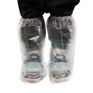 China Personal Protective Equipment Shoe Protectors Disposable Non Slip White on sale