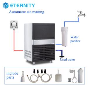 China Industrial Ice Cube Machine with Air Cooling Method for Large-scale Production on sale