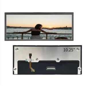 1920x720 Full HD LCD Screen 10.25 Inch TFT Display Screen 600cd/m2 With LVDS