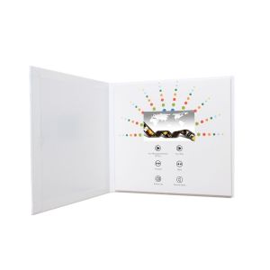 A4 / A5 Invitation lcd video mailer for Gifts / Souvenir , lcd video card