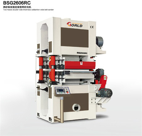 630 mm 2 ft two heads two sides calibrating wide belt sander BSG2606RC