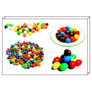 Industrial Chocolate Beans Production Line Machine, Chocolate Beans Processing