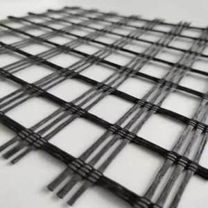 High Tensile 100kn Basalt Geogrid Mesh For Road And Bridge Pavement