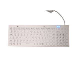 Anti Virus Seal Shield Keyboard , Shorten USB Washable Gaming Keyboard
