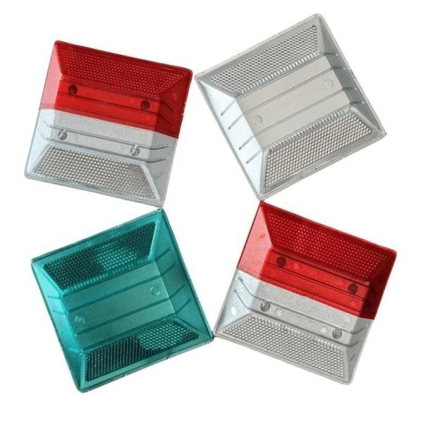 KUWAIT 100mm High Visibility Reflective Raised Markers ABS Road Stud Acylic LOGO Customs with Sand Studs k-liote