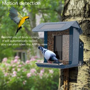 2.5L Storage Smart Bird Feeder Camera 1080P HD Automatic DC 5V 2A