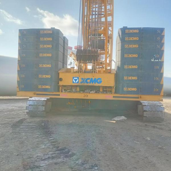 96m Max Jib Length XGC350T 350T Crawler Crane With QSL9 Engine Model For Heavy