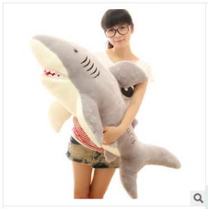 Wholesale 70cm lovely cartoon shark stuffed toy soft plush shark toy baby soft toy from china suppliers