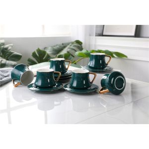 China Eco-friendly BoneChina Coffee and tea sets cup and saucer on sale