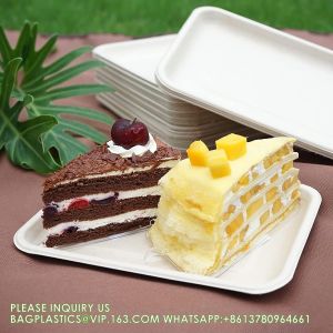 8 Inch Heavy Duty Paper Plates, Bend-Resist Compostable Medium Size Disposable