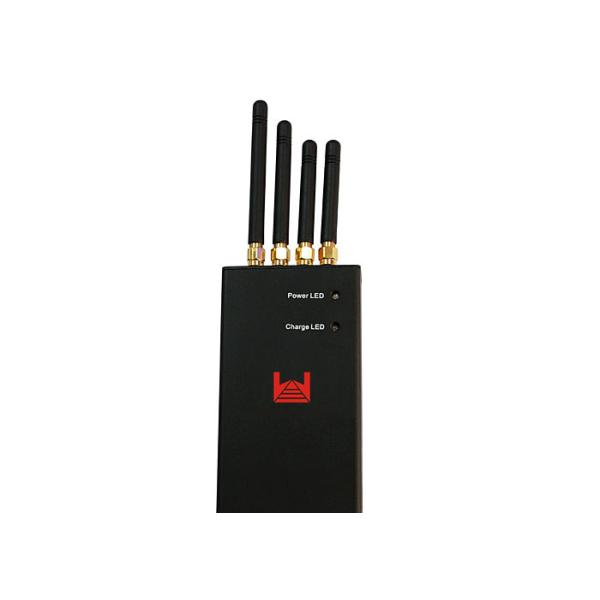 Four Omni Antennas Portable GPS Signal Jammer , 3G Anti - tracking gps blocker