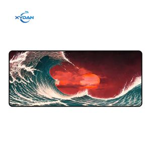 Wholesale Non-Slip Wave Mouse Pad Eco-Friendly Custom Gaming Custom Mousepads for Office Desk from china suppliers