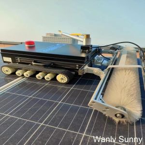 Wanlv Sunny Smart Solar Cleaner 1100 mm Width Rolling Brush Clean up to 1.2MW