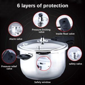 Custom Cookware 304 Stainless Pressure Cooker For Rice Cooking