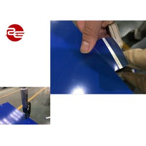 China Blue Color Prepaint Zinc Coated PPGI PPGL Steel Coil DX51D Grade on sale