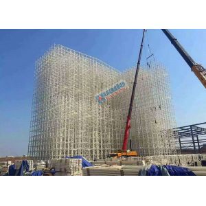 Automated AS / RS Material Handling System With Stacker Crane Heavy Duty