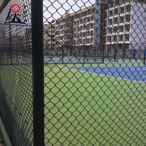PVC Coated Chain Link Fence Hot Dip Galvanized Diamond Mesh