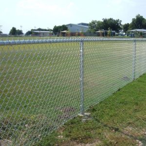 Galvanized Chain Link Fence Fabric Pvc Coated Frame