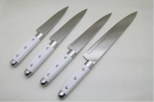 Wholesale Different Size Chef Knife With Plastic Handle White Color 5inch 6inch 7inch 8inch 9inch 10inch Chef Knife from china suppliers