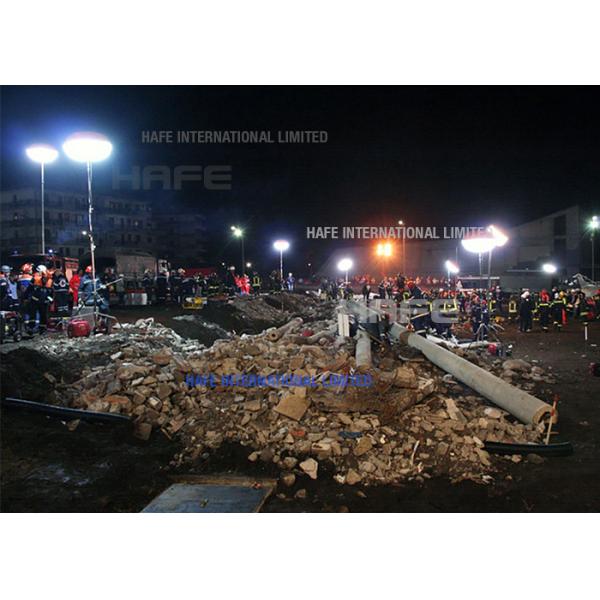 Mobile Industrial Site Balloon Light Metal Halide 300W Work For Earthquake Rescue