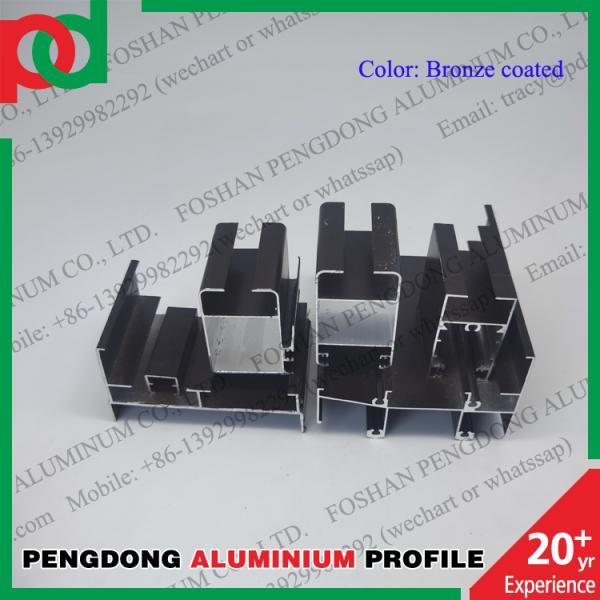 Silver Anodized Window Aluminium Profile