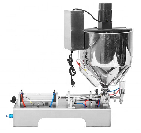 Semi-Automatic Industrial Filling Machine 0.4 Mpa Lipstick Heating Stirring