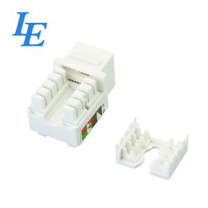 8 Pin Cat6 Shielded Keystone Jack , FLUKE Testing Modular Ethernet Jack