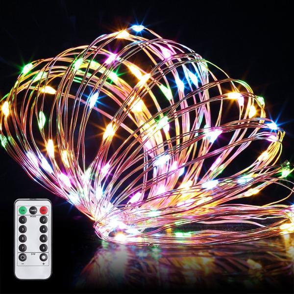 13 Key IR Remote Control 3*AA Battery Operated LED String Lights For Christmas,