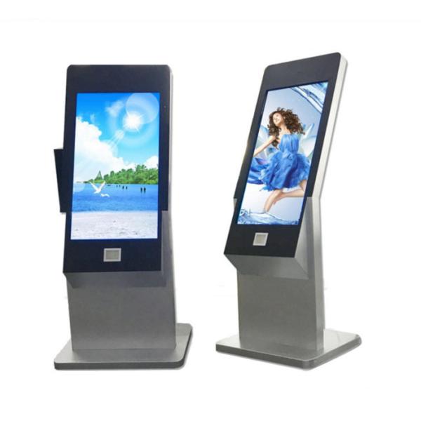 43 Inch Floor Stand Interactive IR Touch Screen Kiosk Computer Totem With Webcam