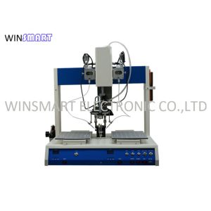 50Hz 60Hz Robotic Soldering Machine , Desktop Soldering Robot Dual Head