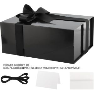 Groomsmen Proposal Boxes, Magnetic Closure Rectangle Collapsible Boxes For Gift