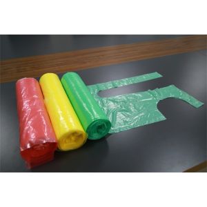 White Disposable Plastic Aprons , Disposable Poly Aprons Eco - Friendly