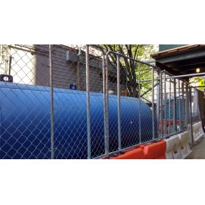 chain link temporary construction fence panels 6FT X 10F Mesh 2 3/8 " x 2 3/8" (