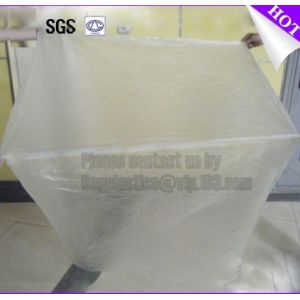 Big durable transparent hdpe plastic pallet covers, Reusable Waterproof Plastic