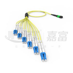 Unequal Length design MPO-LC adapts complex wiring environments SM Breakout