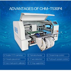 7-Inch Screen 4 Heads Automatic Electrical Desktop Chip Mounter SMT Pick And