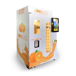 Electric Freshly Squeezed Orange Juice Vending Machine With LED Display Screen