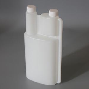 Wholesale different capacity quantative HDPE Twin Neck Measuring Plastic Dosing 1000ml Bottle from Hebei Shengxiang Package from china suppliers