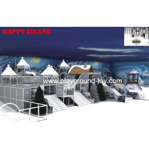 Snow Castle Theme Indoor Playground Equipment For Recreational Large Children