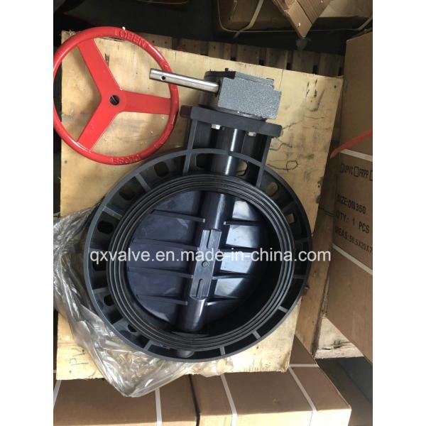 Water Industrial Usage Butterfly Valve in Year with Cast Iron Handle and PVC