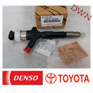 TOYOTA 2KD Engine denso diesel fuel injection common rail injector 23670-0L010