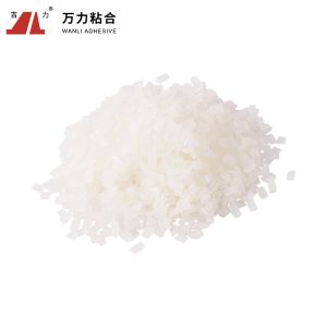 Transparent EVA Hot Melt Adhesives 4500 Cps Flaky Polyester EVA-C-23