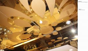 China Stainless Steel Ceiling Tiles , Panels , Systems , Creative Design Art on sale