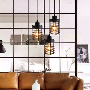 American style Edison pendent lamp single-headed bar creative retro bedroom