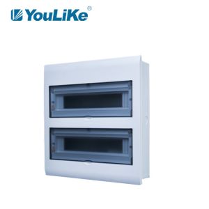 Wall Mount Enclosure 32 Way Electrical MCB Distribution Box With Din Rail