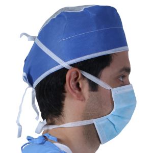 China 3 Ply Disposable Face Mask Protection Against Virus Adjustable Nose Holder on sale