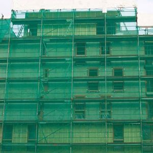 Green HDPE Construction Safety Net Green Building Protection Scaffolding Net