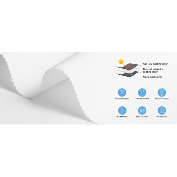 Grade 8 Wholesales 29% Polyester 71% PVC Sunscreen Roller Blinds Curtain Blackout Fabric