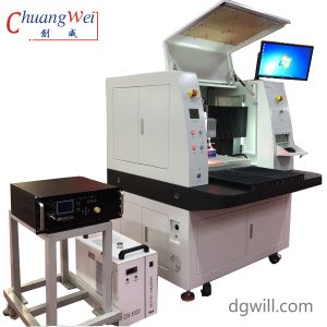 17W Laser PCB Depaneling Machine Stainless Steel Inline Fiducial Recognition